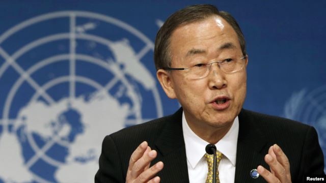 Katibu mkuu wa Umoja wa mataifa Ban Ki-moon.