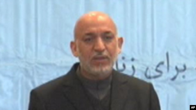 Afghan President Hamid Karzai, March 10, 2011.