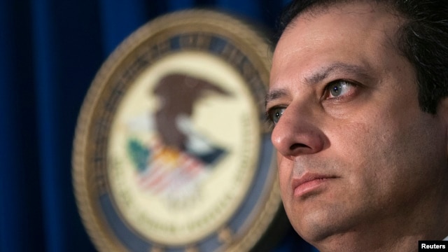 Công tố viên Mỹ Preet Bharara thảo luận về các cáo buộc gian lận của các nhà ngoại giao Nga, New York 5/12/13