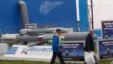 Tên lửa BrahMos của Ấn Độ trưng bày tại cuộc triển lãm hàng không vũ trụ quốc tế tại Moscow.