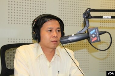 Tek Vannara Executive Director NGO Forum of Cambodia. (Lim Sothy/VOA Khmer)