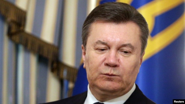 FILE - Ukraine's President Viktor Yanukovych.