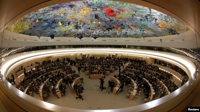 Phiên họp của Ðại Hội đồng Nhân quyền Liên Hiệp Quốc tại Geneva.