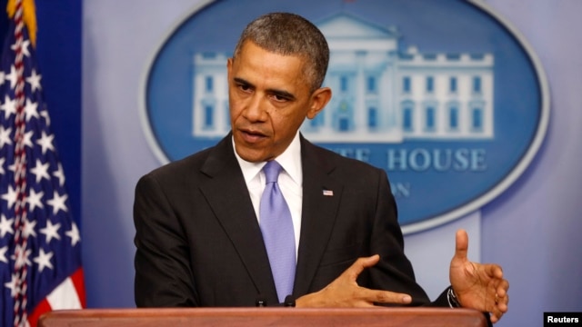 Tổng thống Hoa Kỳ Barack Obama nói về Luật Bảo hiểm y tế mới tại Phòng Họp báo Tòa Bạch Ốc