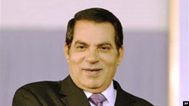 Tunisia's President  Zine El Abidine Ben Ali (2008 file photo)