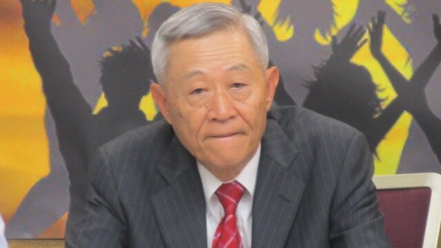 淡江大學大陸研究所教授趙春山(美國之音張永泰拍攝)