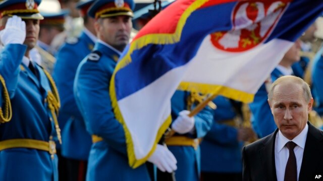 Владимир Путин в Белграде