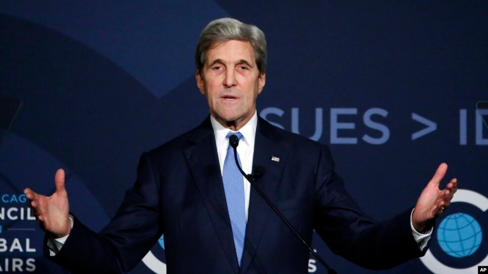 Ngoại trưởng Mỹ John Kerry.
