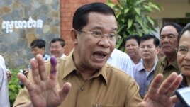 Cambodian Prime Minister Hun Sen
