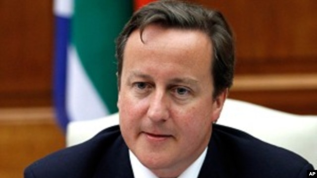 British Prime Minister David Cameron (file photo)
