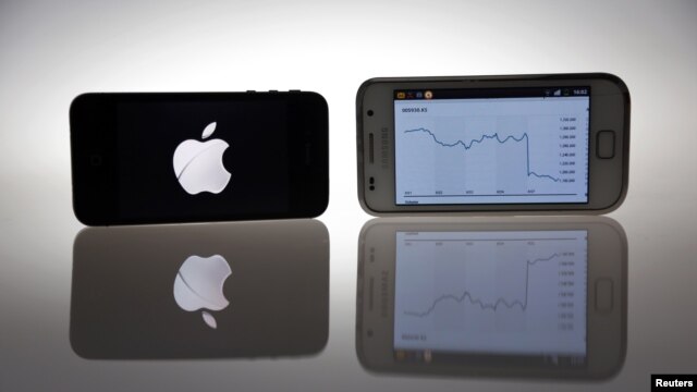 Samsung y Apple son líderes en el mercado.