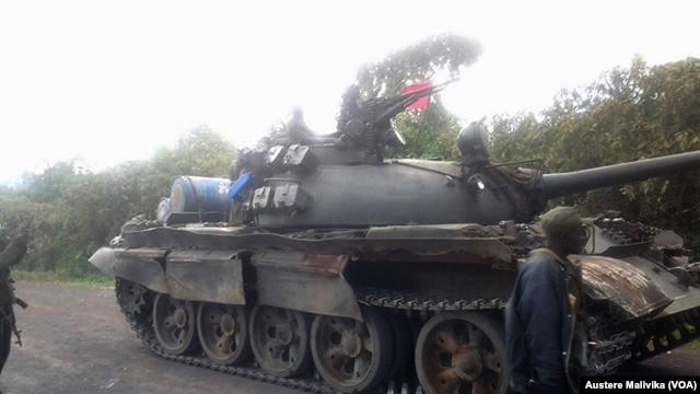 Jeshi la Congo FADRC baada ya kusambaratisha vikosi vya M23 huko Kibati..