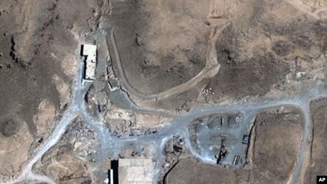 An August 5, 2007 satellite image provided by DigitalGlobe shows a suspected nuclear reactor site in Syria