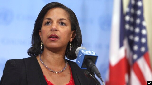 Cố vấn An ninh quốc gia Hoa Kỳ Susan Rice. 