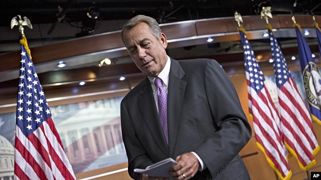 Chủ tịch Hạ viện John Boehner nói phe Cộng hòa sẽ cùng nhau chống đỡ các đề xuất của đảng Dân chủ
