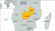 Map of Zambia