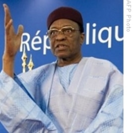 Deposed President Mamadou Tandja