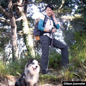 Rini Sugianto Mendaki Gunung