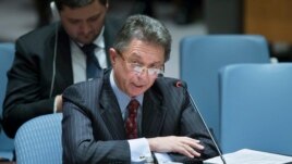 ကုလသမဂၢဆိုင္ရာ ယူကရိန္းသံအမတ္ႀကီး Yuriy Sergeyev.