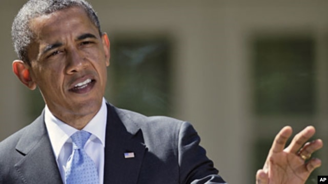 President Barack Obama speaks during a news conference at the White House on April 2, 2012
