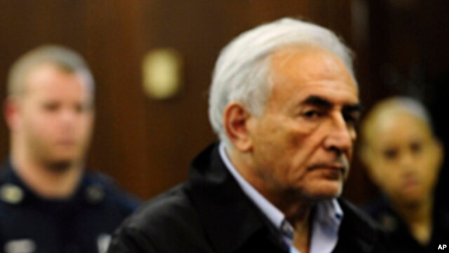 Dominique Strauss-Kahn at Manhattan Criminal Court in New York, May 16, 2011