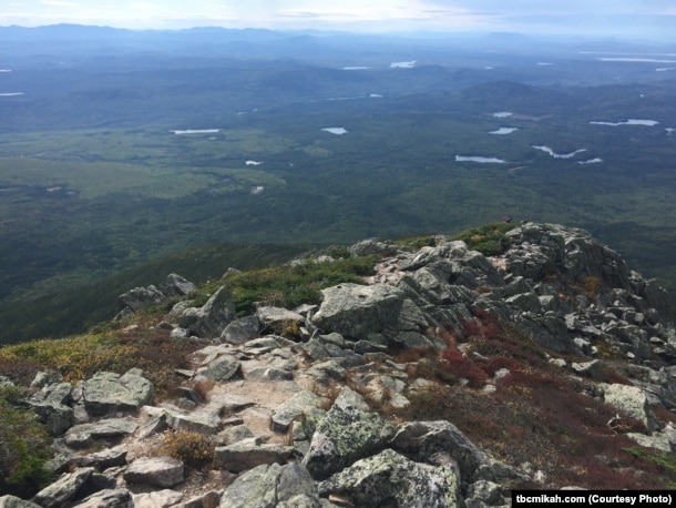 Katahdin Woods and Waters National Monument, as seen from the top of the mountain.