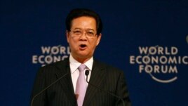 Thủ tướng Nguyễn Tấn Dũng phát biểu tại Diễn đàn kinh tế thế giới (WEF).