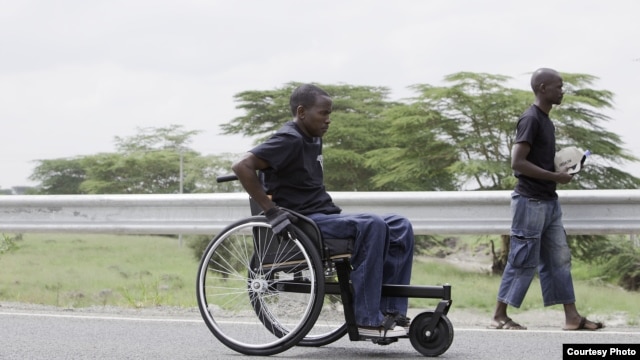 Zack Kimotho is traveling 4,000 kilometers