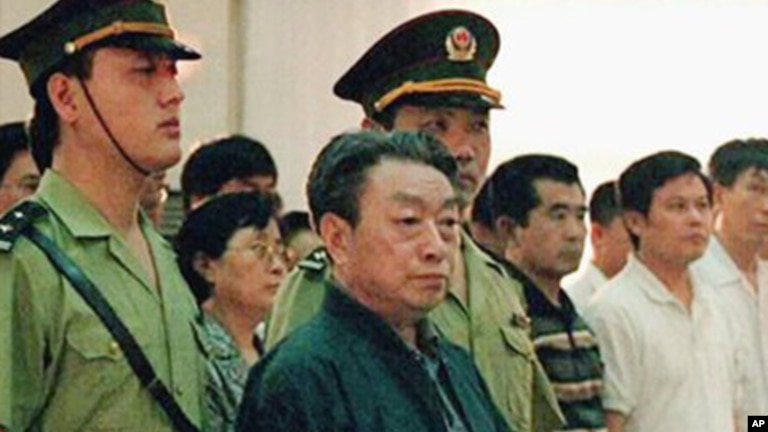 六四事件时的北京市市长陈希同(资料照片)