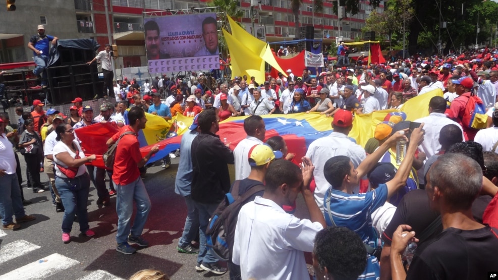La oposición convocó a otra manifestación programada para el siete de septiembre. [Foto: Alvaro Algarra, VOA].