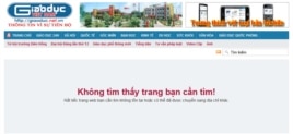 Bài viết đã được gỡ xuống khỏi trang Giáo dục Việt Nam.