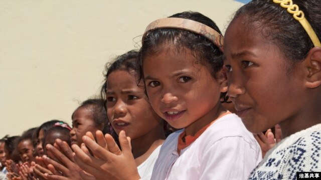 Malagasy girls.