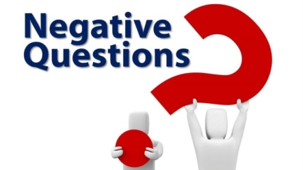 negative questions