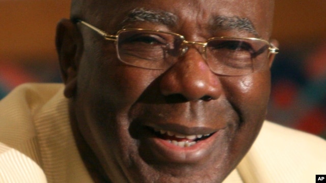 FILE - Ahmad Tejan Kabbah, former Sierra Leone president.