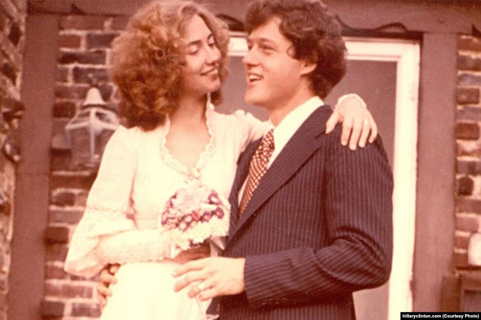 希拉里和比尔&middot;克林顿在1975年结婚