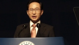 South Korean President Lee Myung-bak, Aug. 15, 2012.