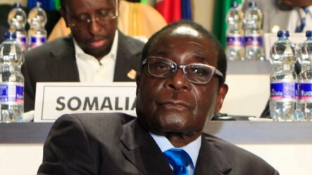 President Robert Mugabe at AU Summit in 2011.