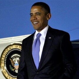 President Barack Obama arrives to attend the G-20 Summit in Seoul, South Korea, Wednesday, Nov. 10, 2010.