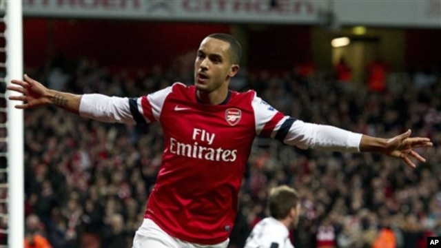 Theo Walcott akhirnya mendapatkan kontrak baru dari klubnya, Arsenal (foto: dok). 