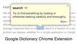 Google Dictionary Chrome Extension