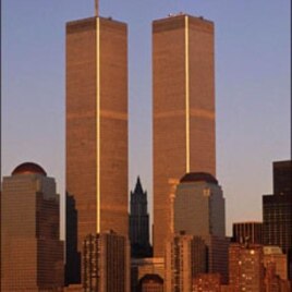 World Trade Center towers, as seen in the 1980s