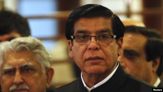 Pakistan's Prime Minister Raja Pervez Ashraf, October 12, 2012.