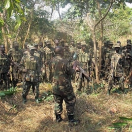Colonel B briefs the 31st Ugandan Battalion (file photo)