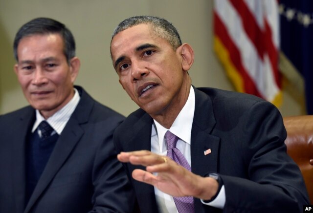 'Cuộc gặp giữa Tổng thống Obama với blogger Điếu Cày chứng tỏ cho Hà Nội thấy rằng Washington tiếp tục đặt nặng vấn đề nhân quyền Việt Nam'.