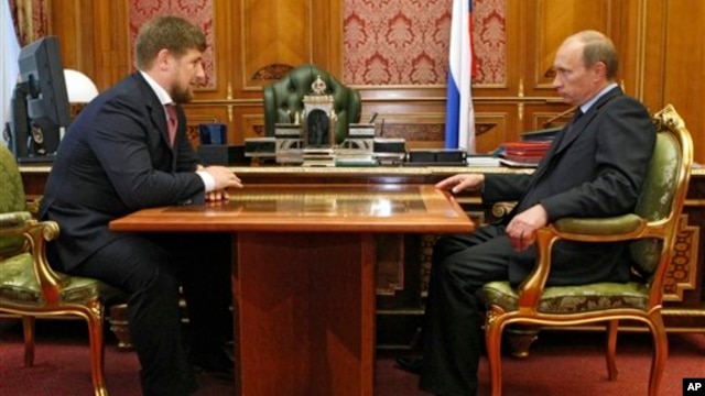 Рамзан Кадыров и Владимир Путин (архивное фото)