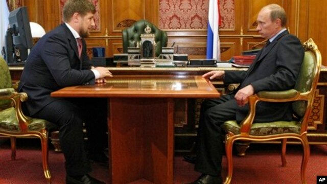 Рамзан Кадыров и Владимир Путин (архивное фото)