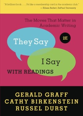 "They Say, I Say" second edition cover