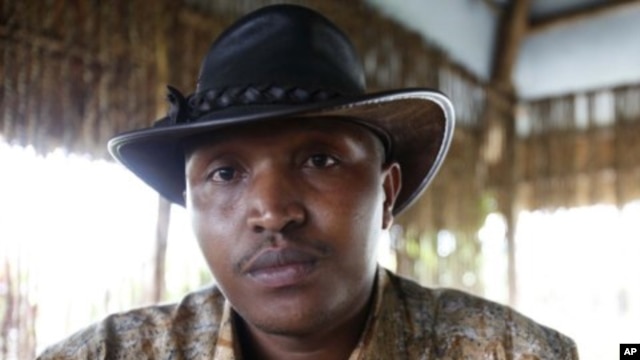 Indicted war criminal Bosco Ntaganda poses for a photograph during an interview with Reuters in Goma, Democratic Republic of Congo. (File Photo)