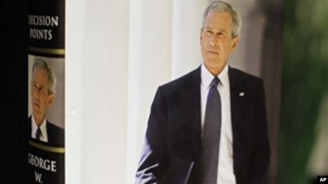 President George W. Bush's new book "Decision Points" is photographed in Washington, Monday, Nov. 8, 2010