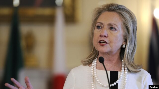 La secretaria de estado Hillary Clinton